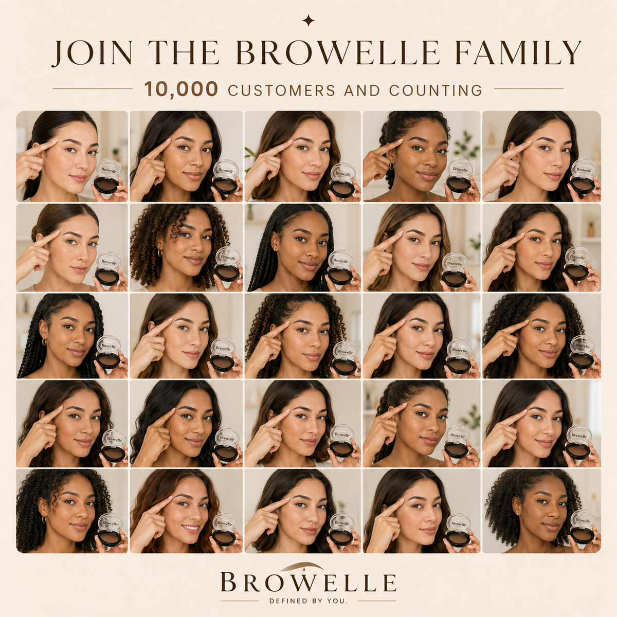 BROWELLE™ - Original Eyebrow Stamp Kit