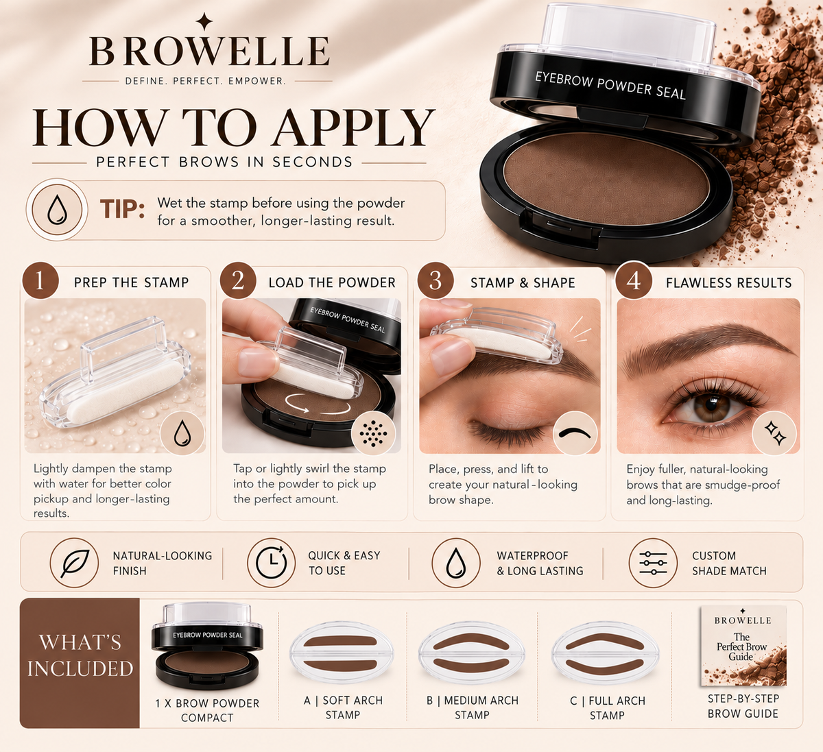 BROWELLE™ - Eyebrow Stamp Kit