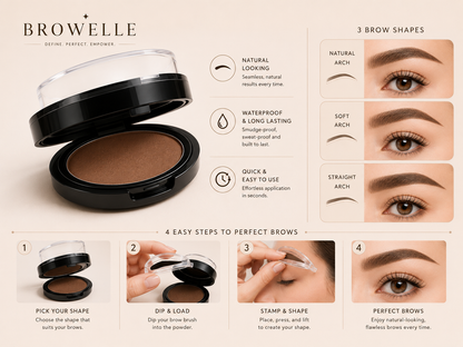 BROWELLE™ - Perfect Eyebrows in 10 Seconds
