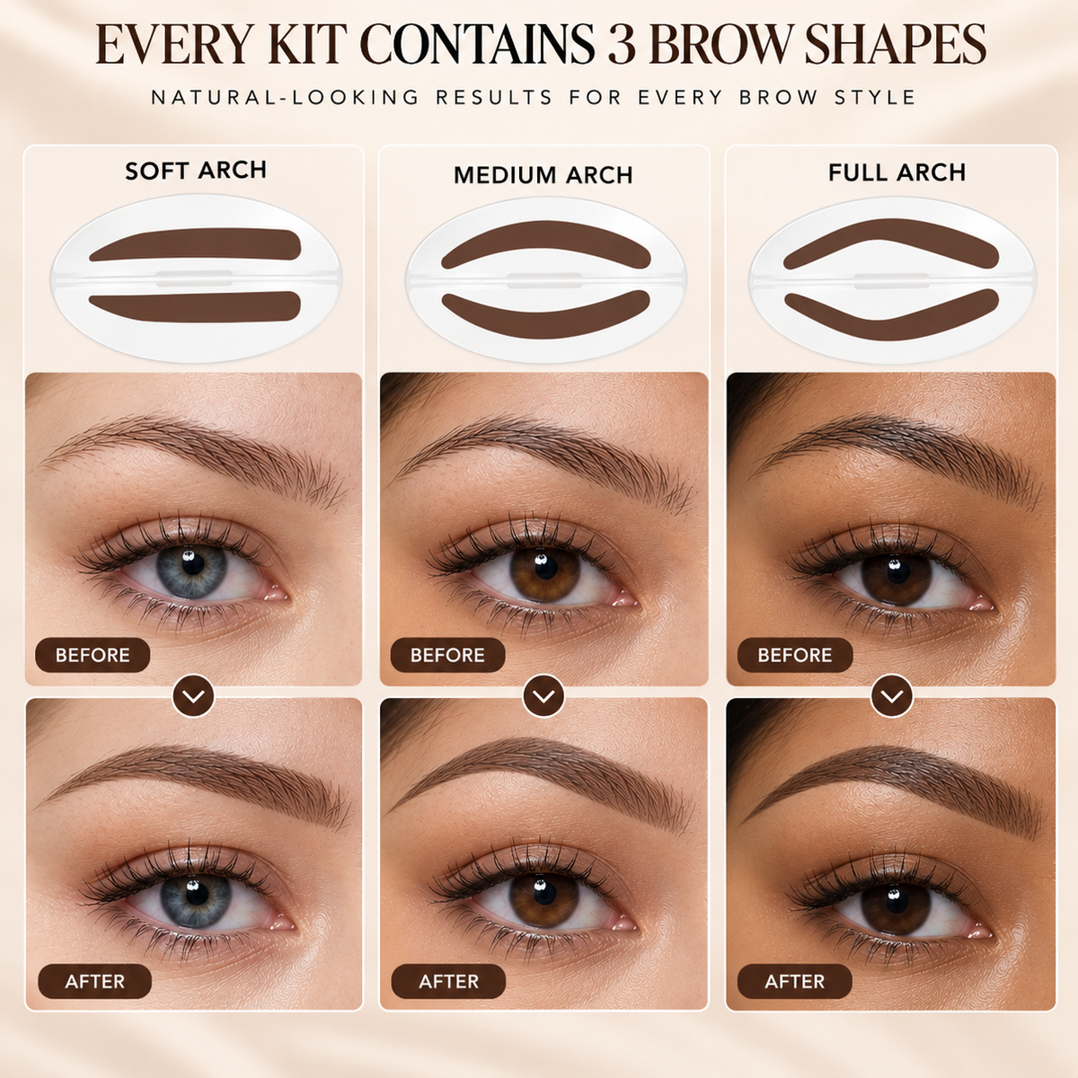 BROWELLE™ - Eyebrow Stamp Kit
